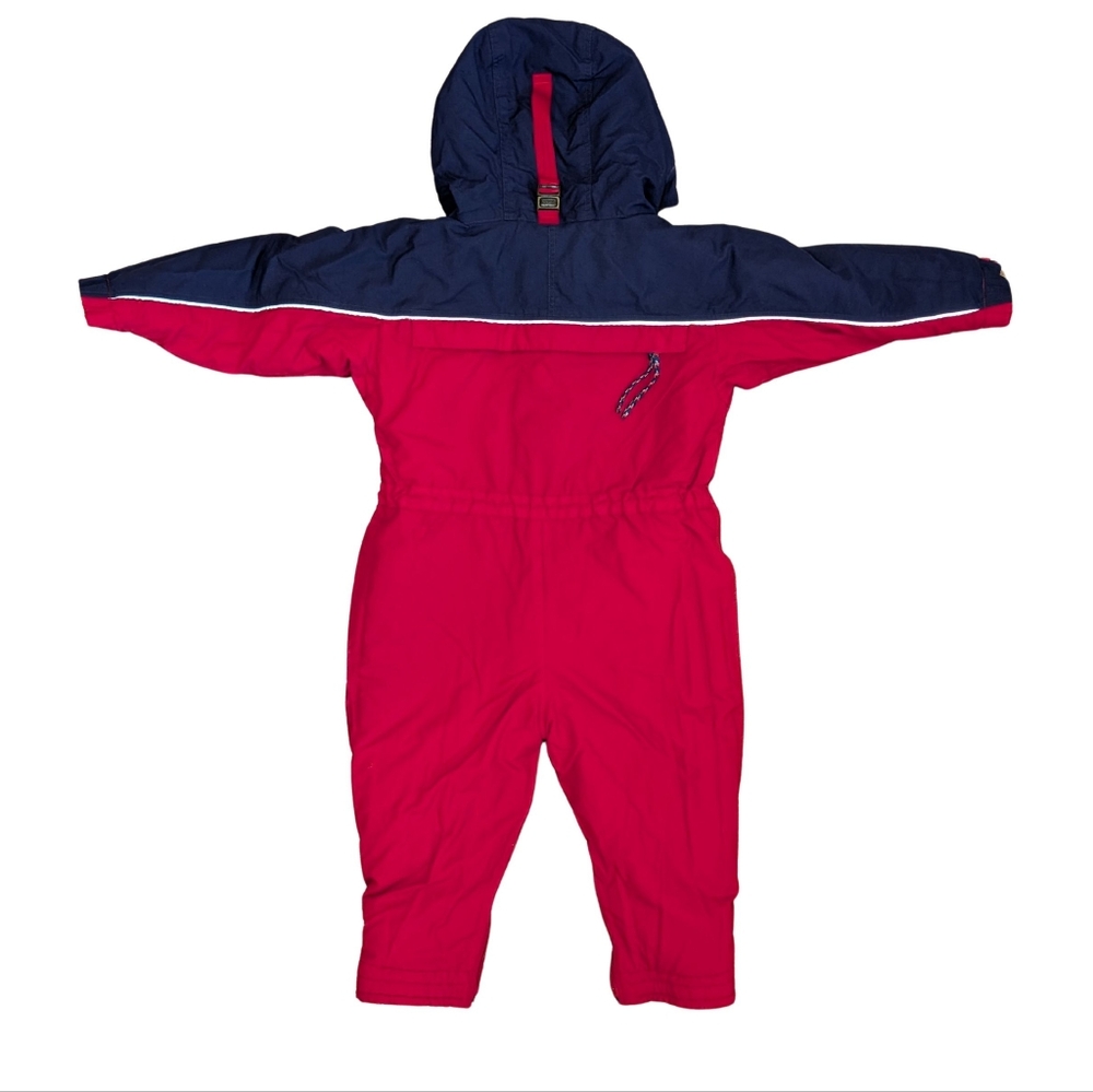 Vintage Patagonia Toddler Snowsuit 3T Blue Red - Picture 3 of 13
